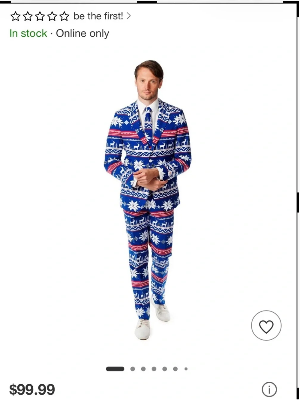 OPPOSUITS - Christmas suit! Blazer size 46 pants 44